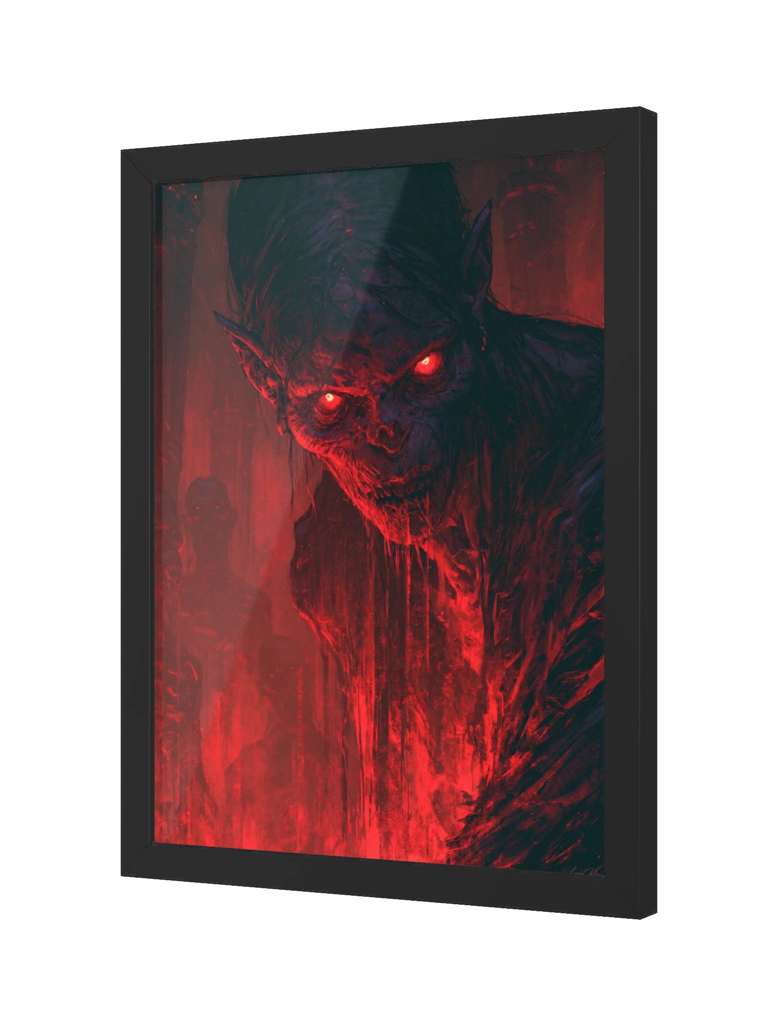Crimson Monster Framed Art Print — Crimson Revenant product image (6)