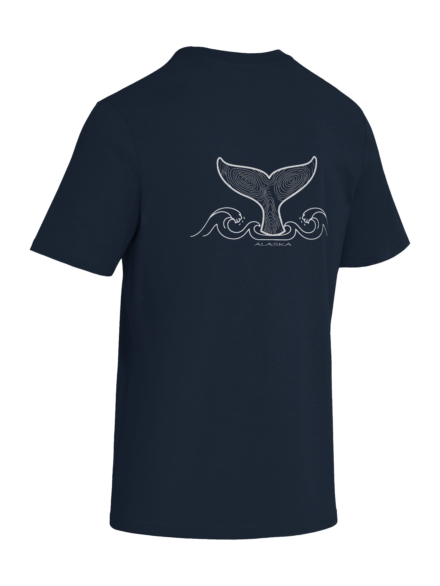 DELUXE "WHALE TAIL" ORGANIC COTTON TEE product image (36)