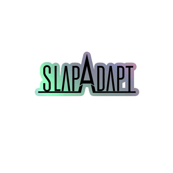 SlapAdapt NEW LOGO holo sticker product image (2)