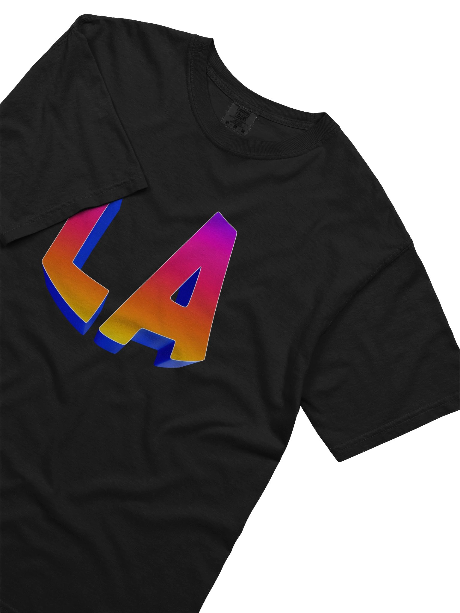 LA 3D Gradient Letter Tee product image (5)