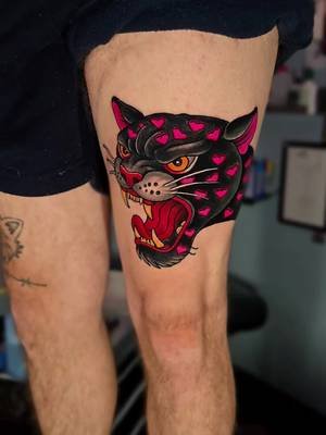 sick panther tattoo? 