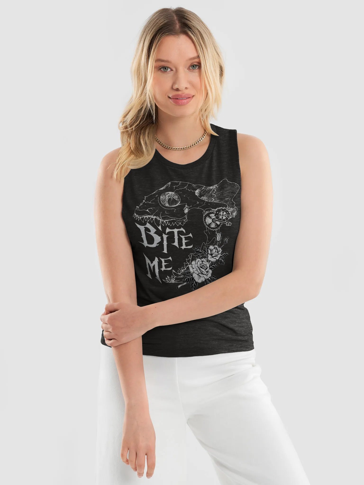 BITE ME Muscle Tank product image (4)
