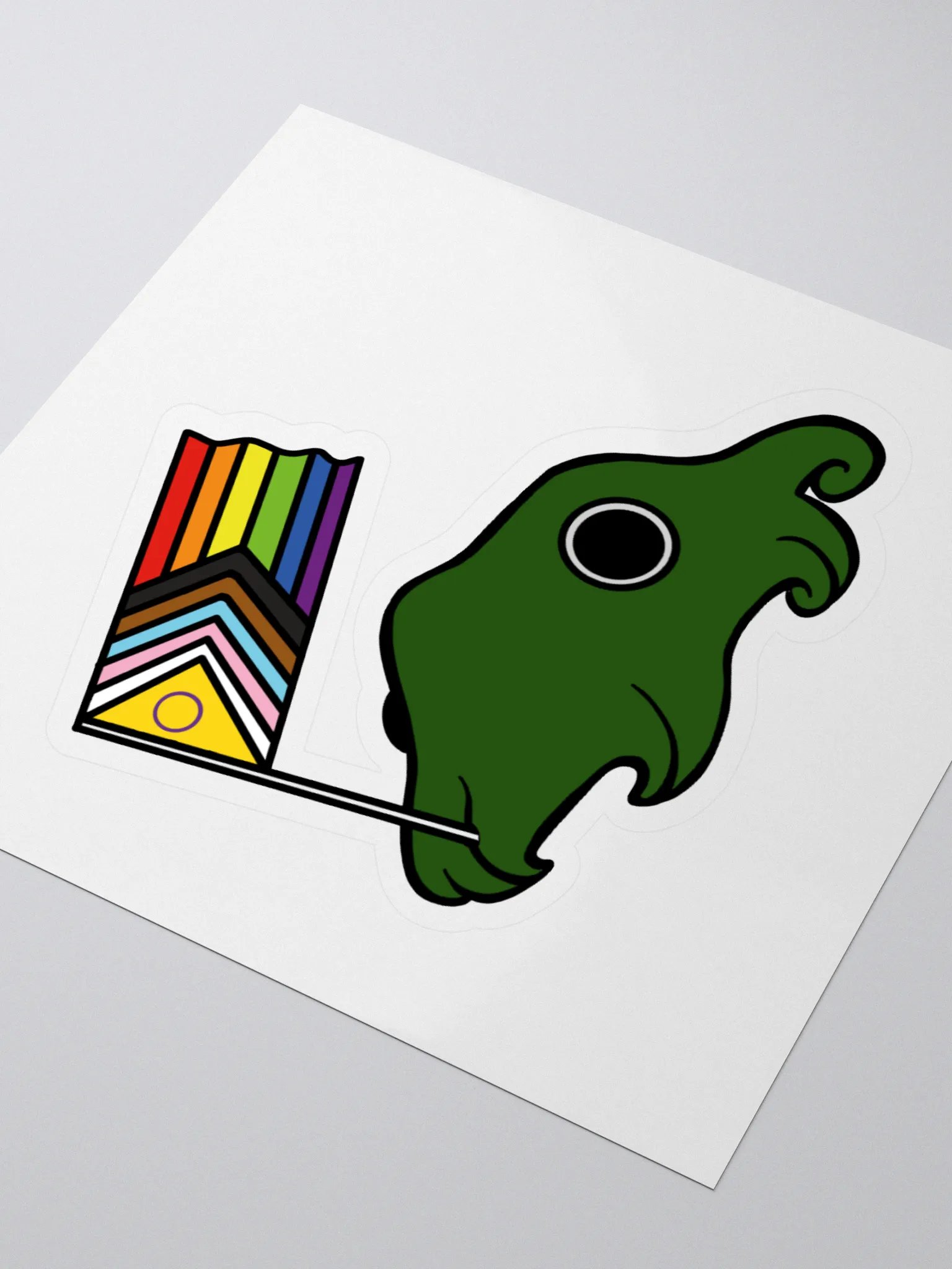 Inclusive Pride Flag Sticker product image (3)