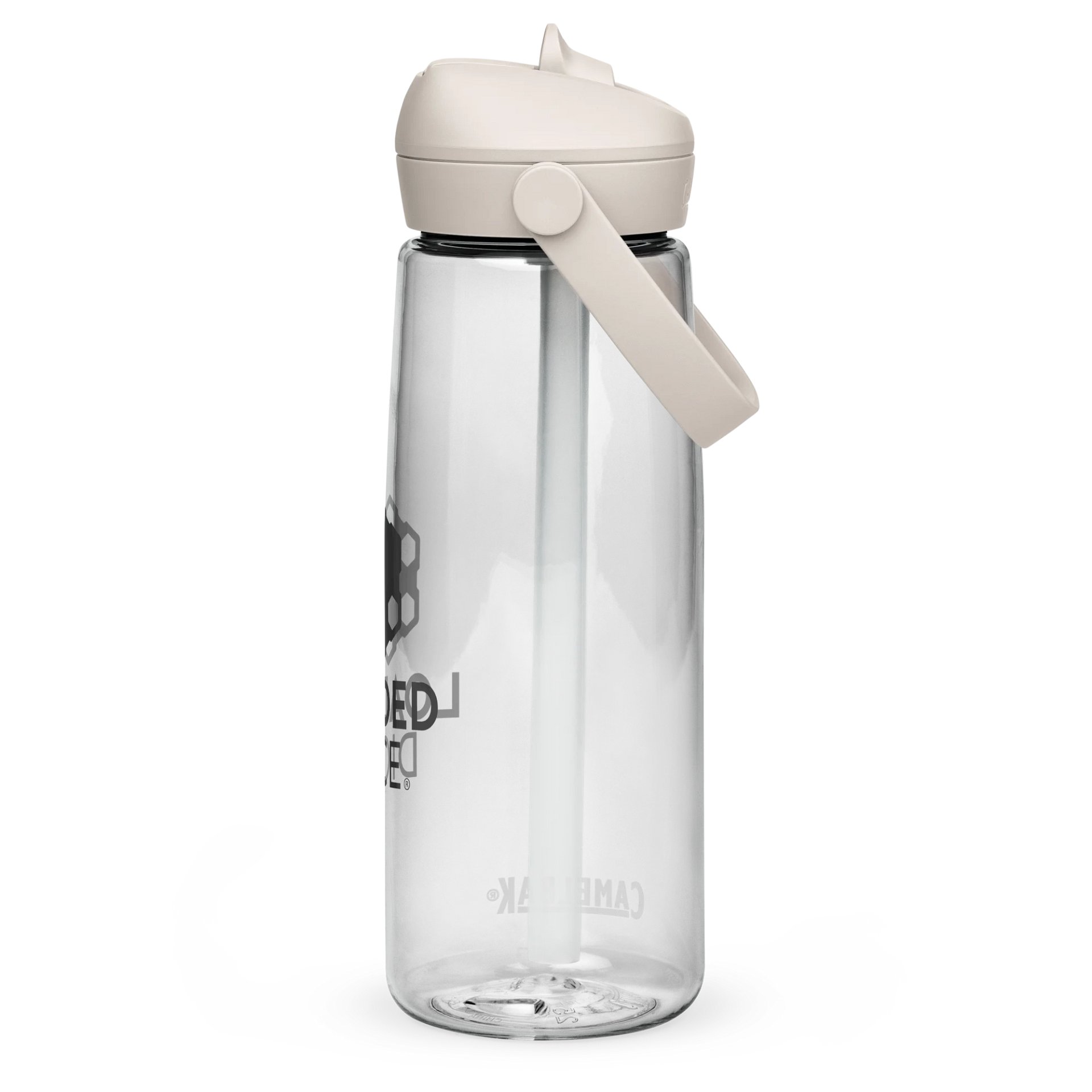 Loaded Dice Graphic Water Bottle White product image (2)