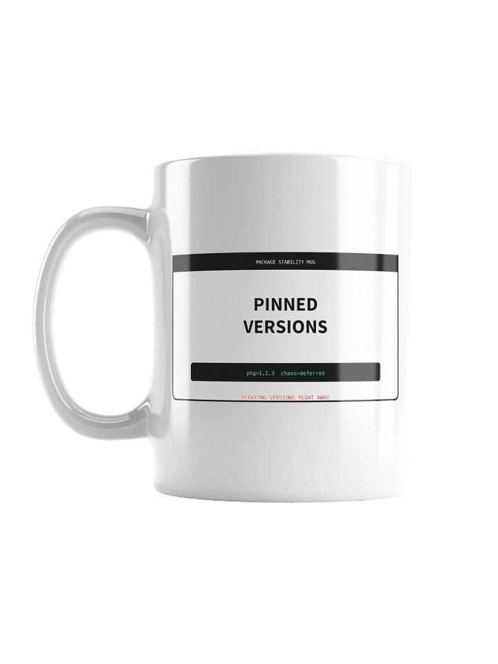 Pinned Versions Mug product image (1)