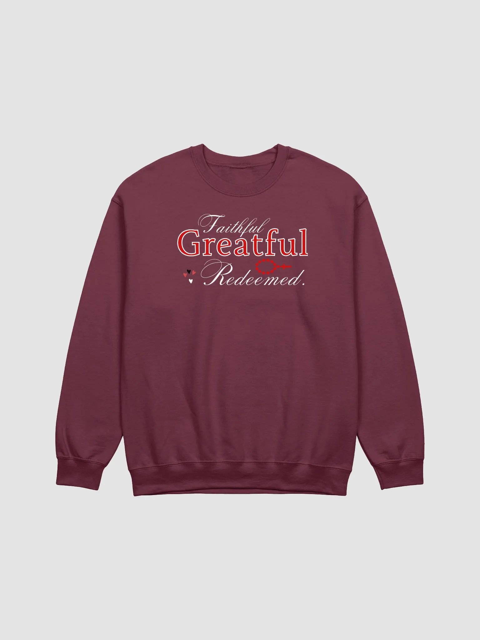 Faithful, Grateful , Redeemed Gildan Sweater product image (2)