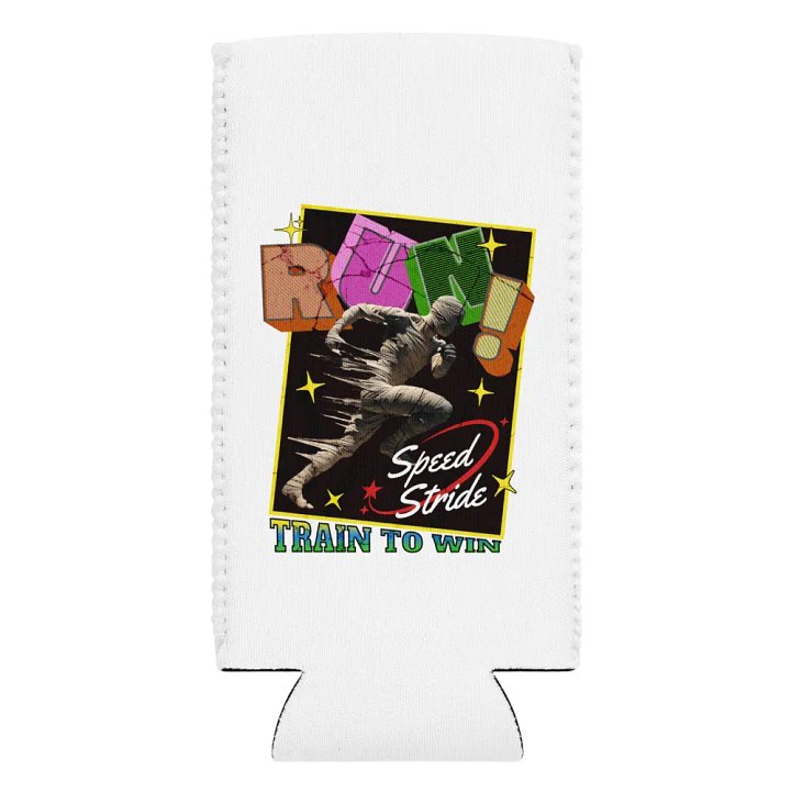 Train To Win Block Letters Run! Bandage Runner Can Cooler product image (2)