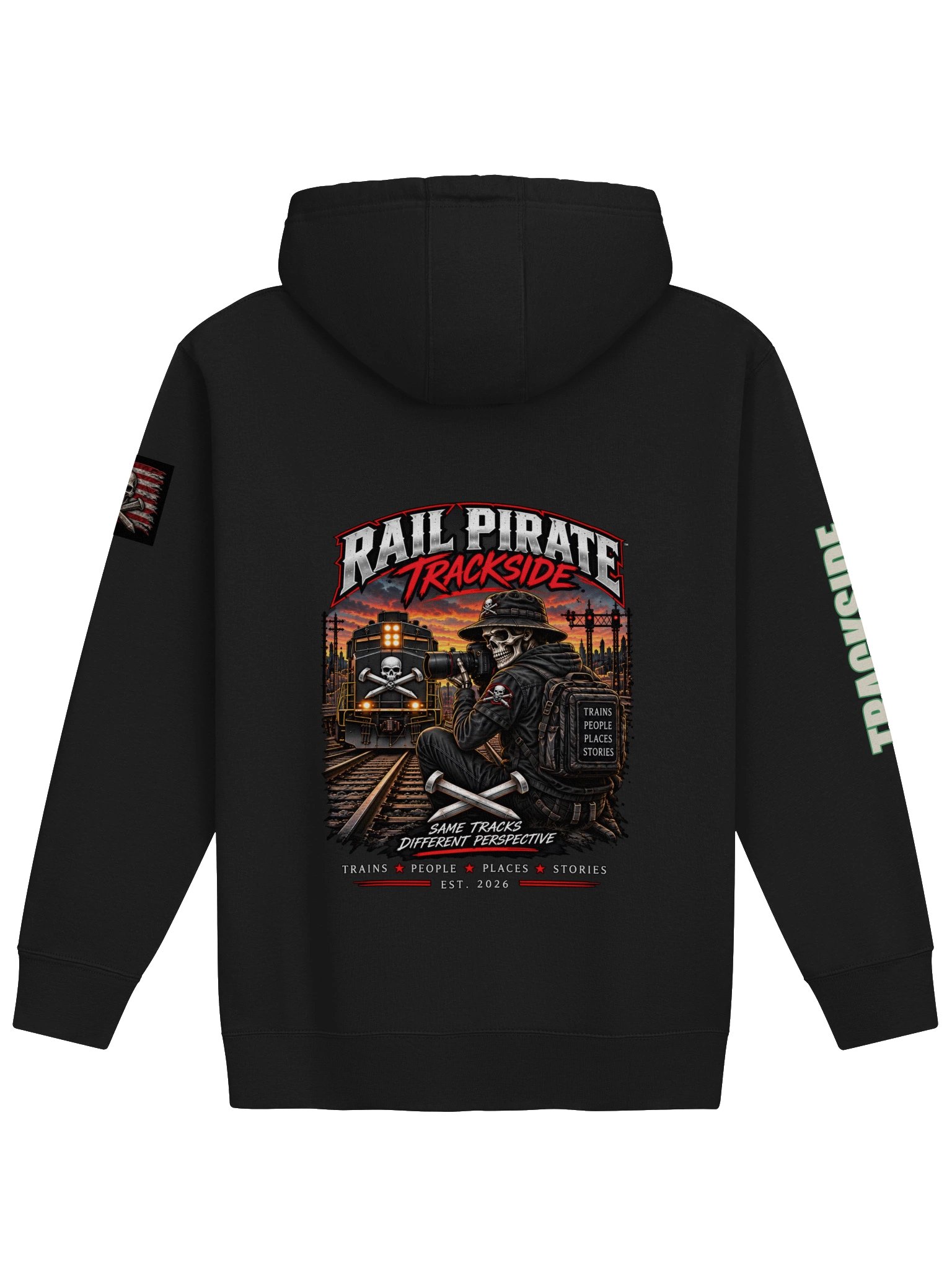 Rail Pirate Trackside™ Hoodie — Special Drop product image (2)