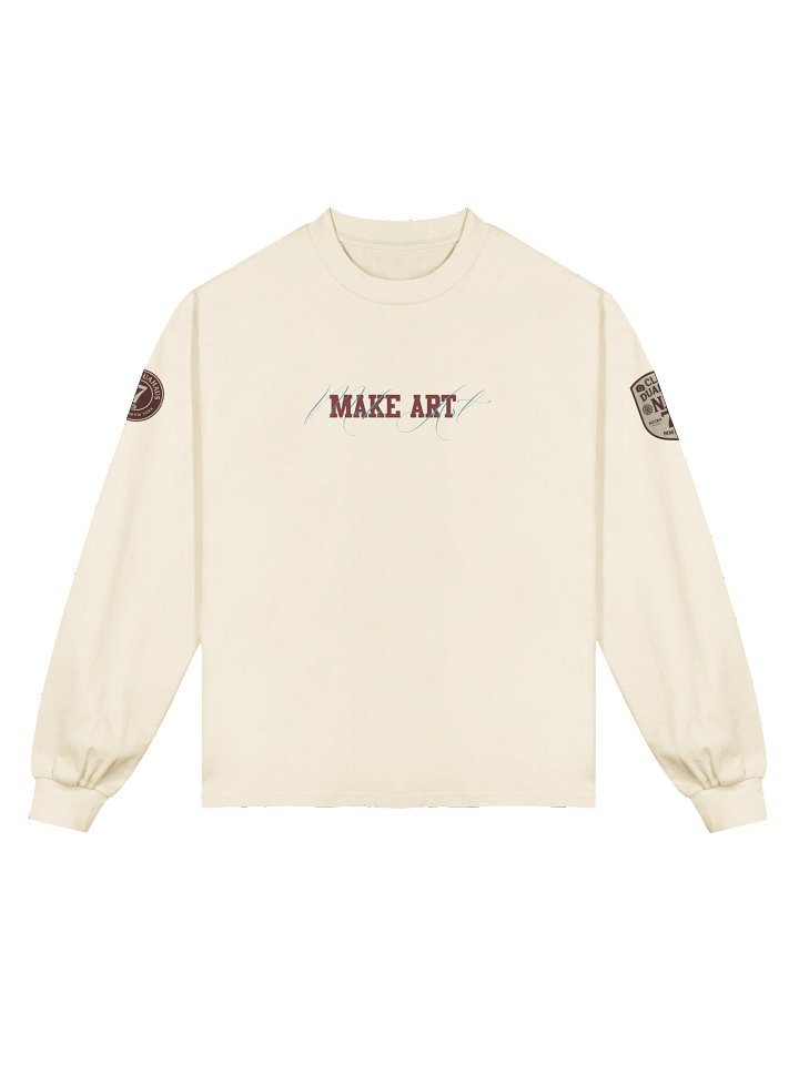 “Make Art or Die Trying” Long Sleeve Tee product image (1)