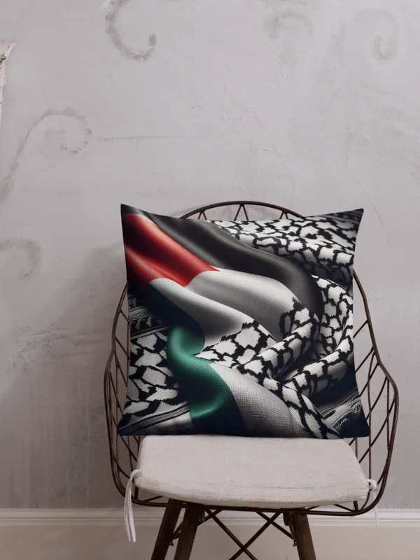 Palestinian Pride All-Over Print Pillow | AI Design FREE PALESTINA product image (1)
