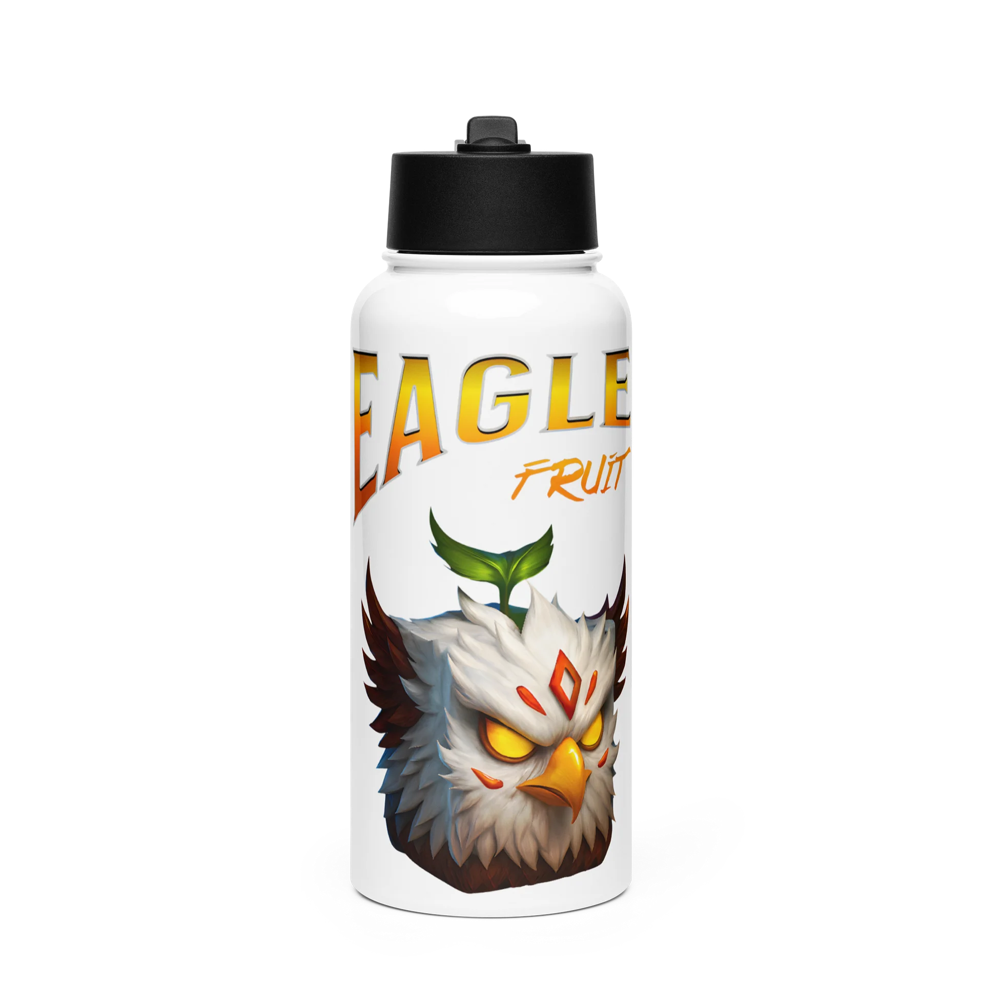 Eagle Fruit Blox Fruits Gamer Stainless Steel Water Bottle With Straw Gift For Kids product image (1)