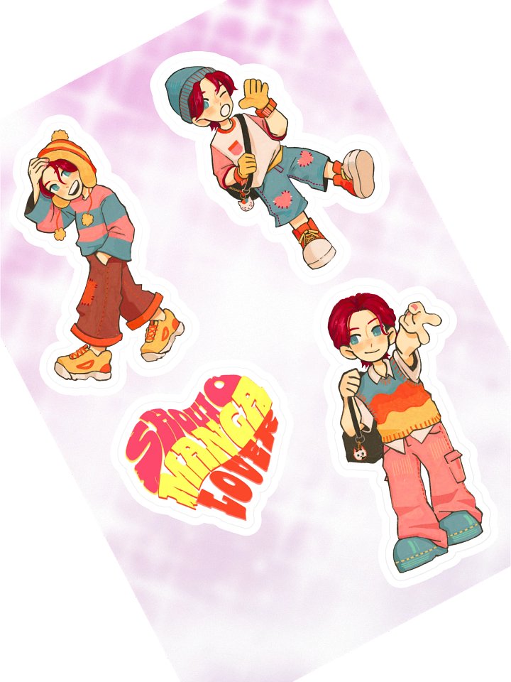 'Shoujo Manga Lover' Sticket Set product image (1)