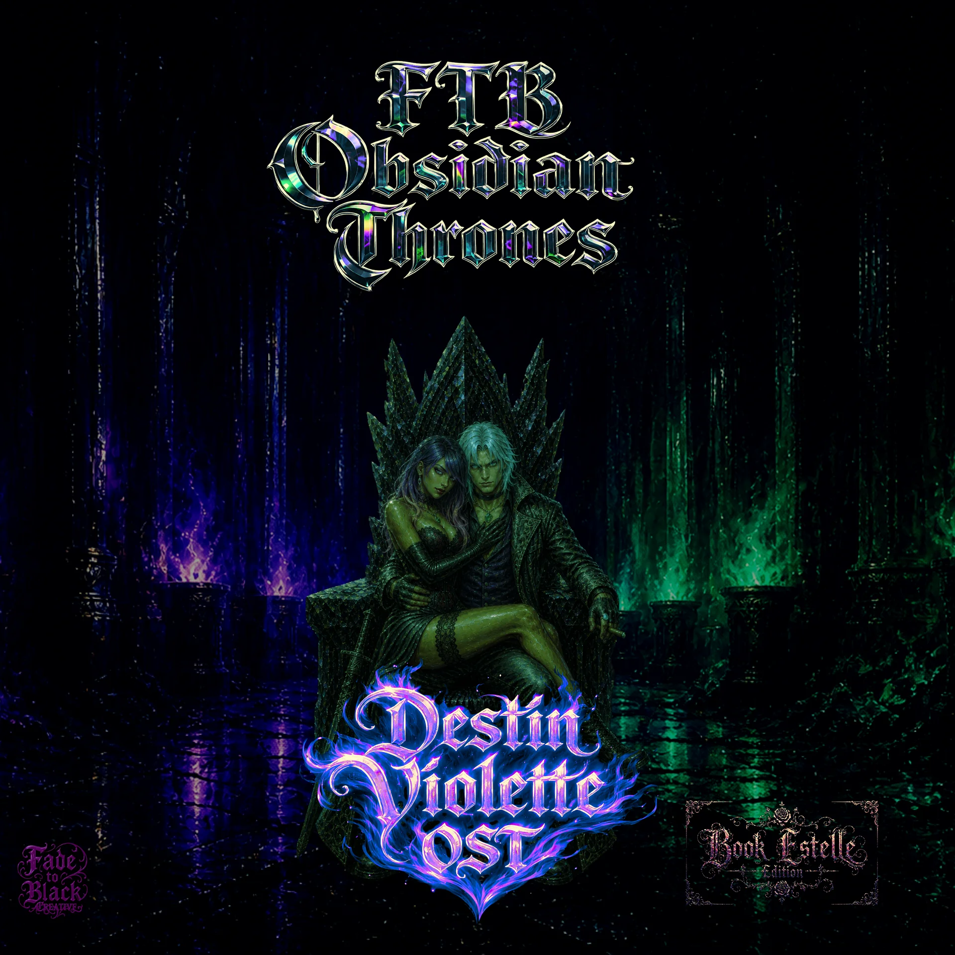 Fade to Black Obsidian Thrones: Oficial Destin Violette Audiobook Soundtrack product image (2)