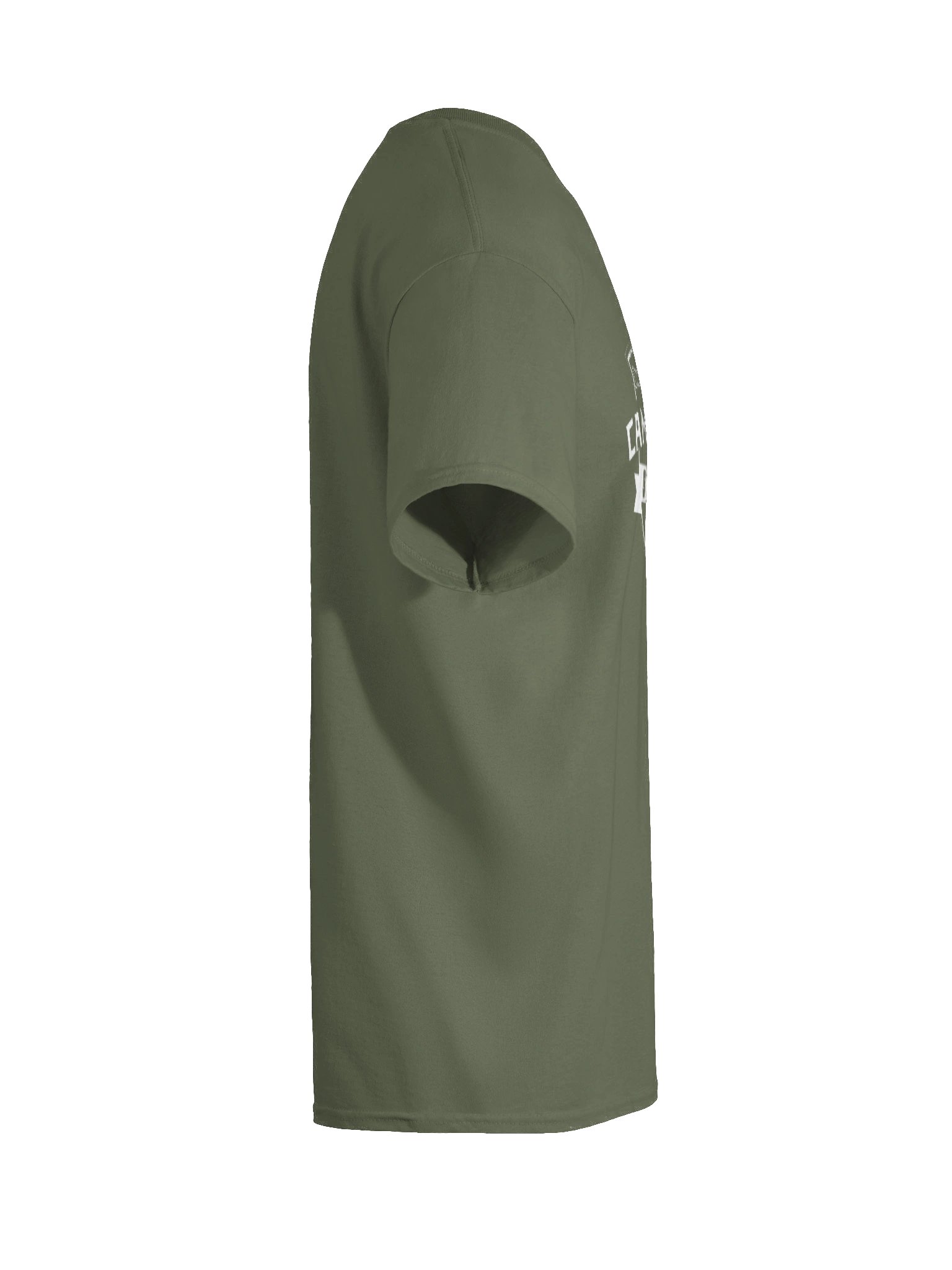 T-shirt - White on Military Green product image (12)