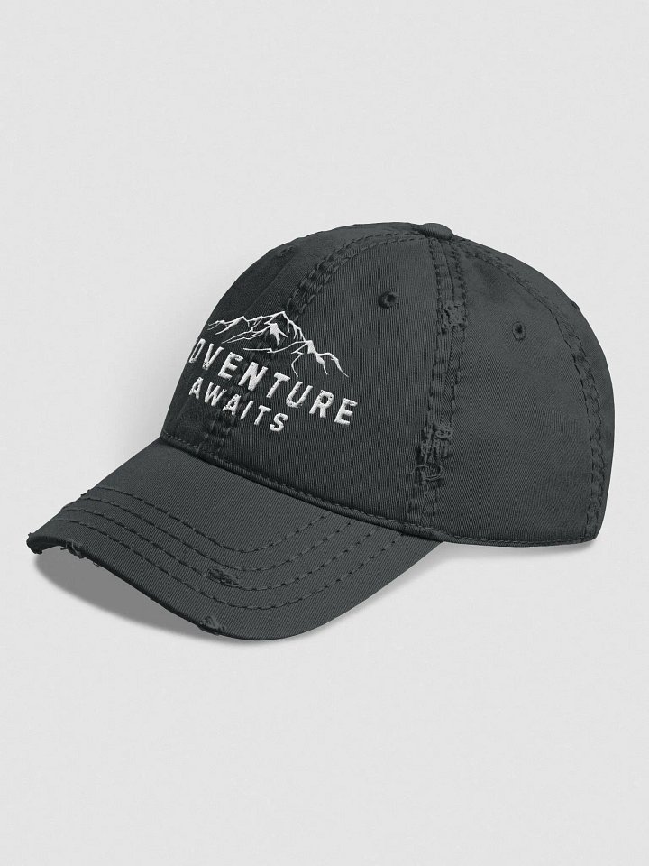 Adventure Awaits Mountain Distressed Hat product image (6)