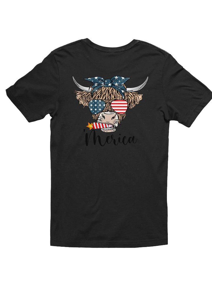 Mann Pyro T-Shirt ( Patriotic Cow) product image (2)