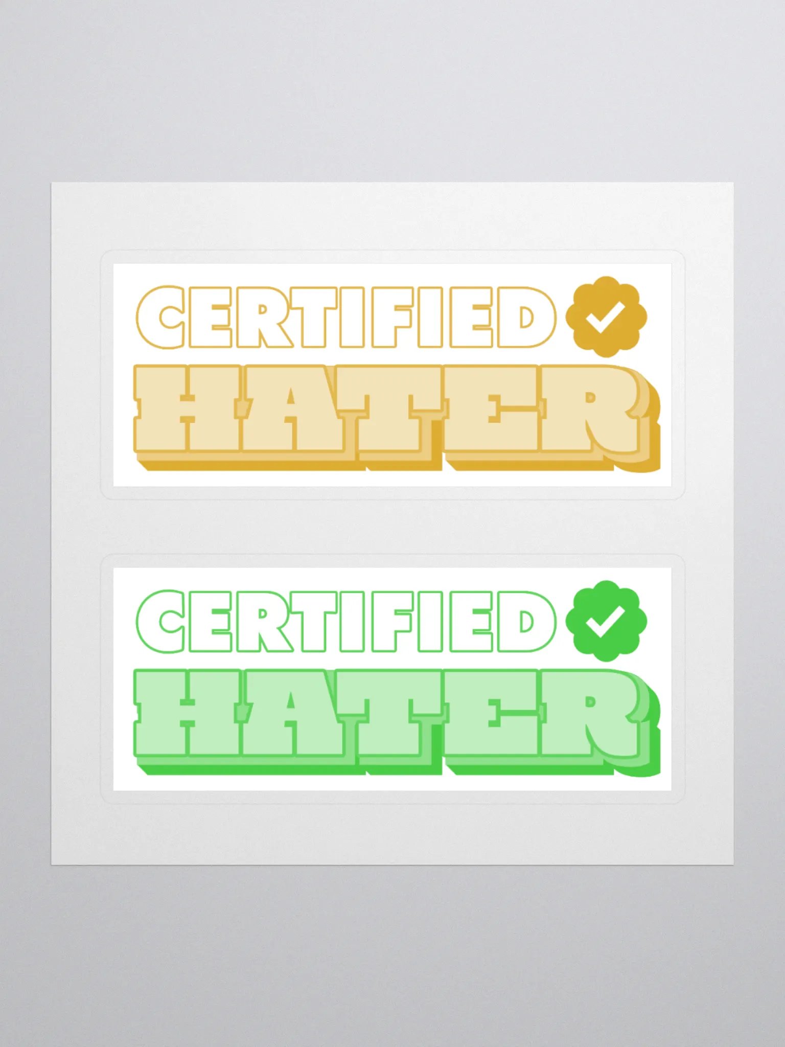 Certified Hater Sticker Set #2 product image (1)