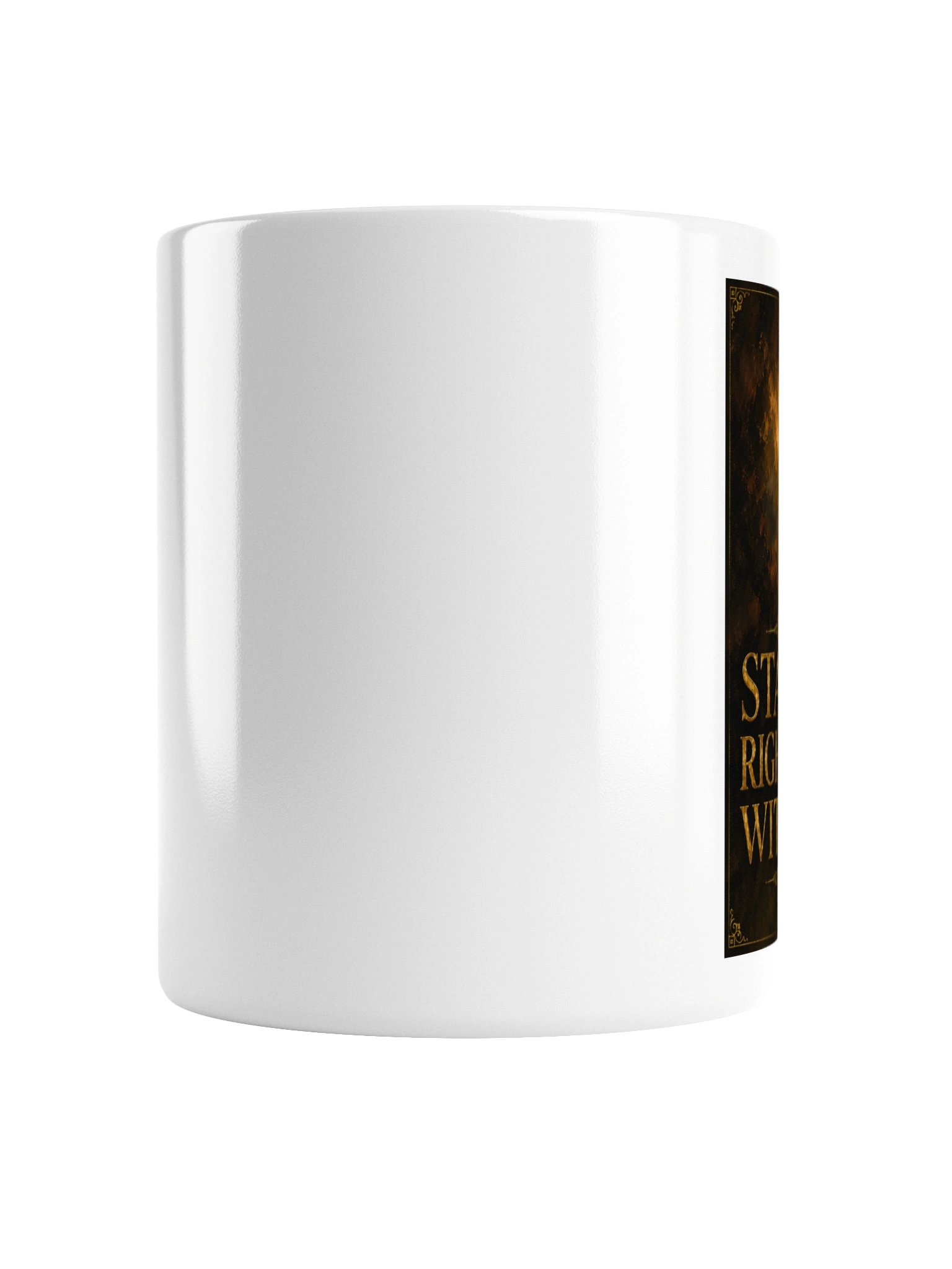 Stay Right Here With Me Mug, Romantic Vintage Oil Painting Gift for Romantasy Book Lovers product image (3)