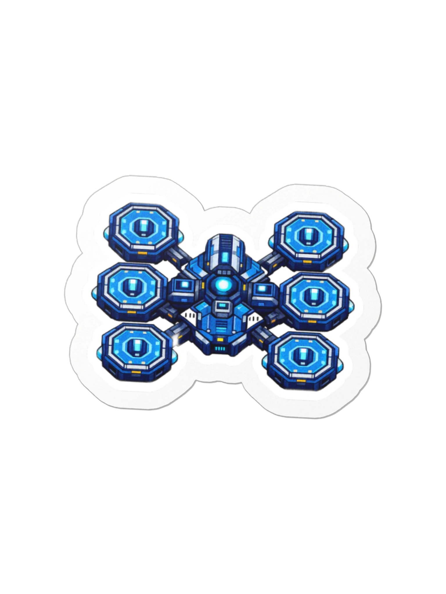 Sector Defense Azure Voyager Die-Cut Sticker product image (1)