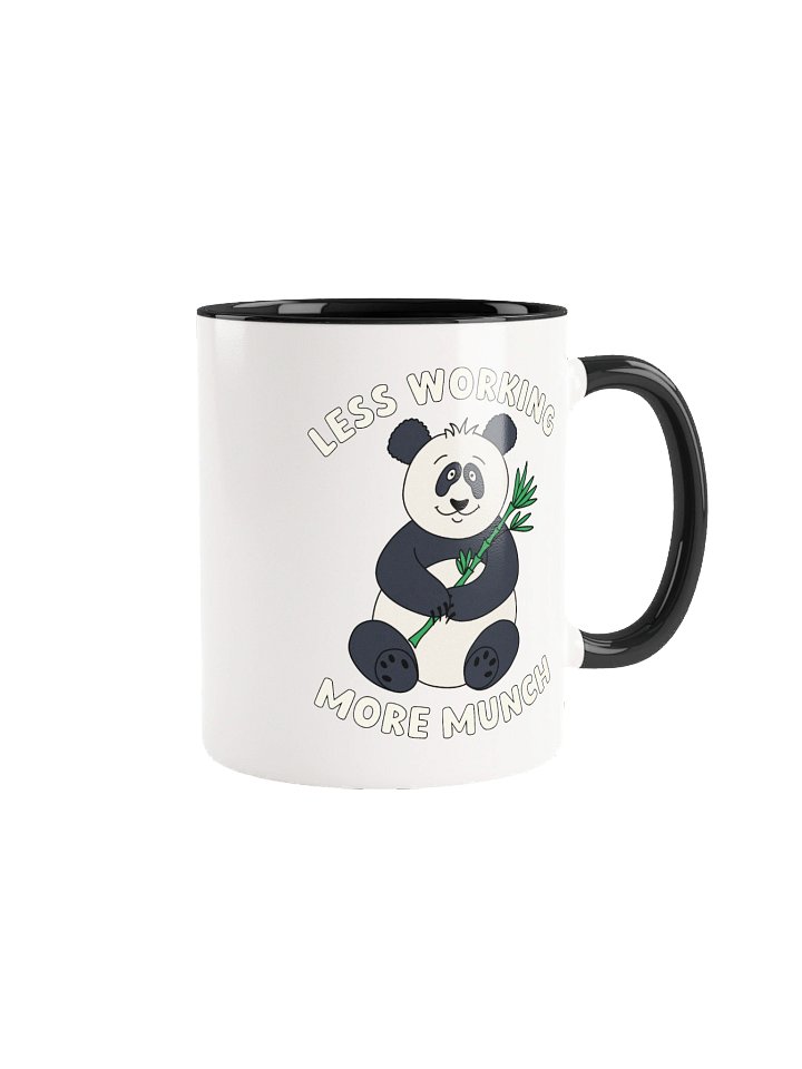 Less Working More Munch Panda Mug product image (2)