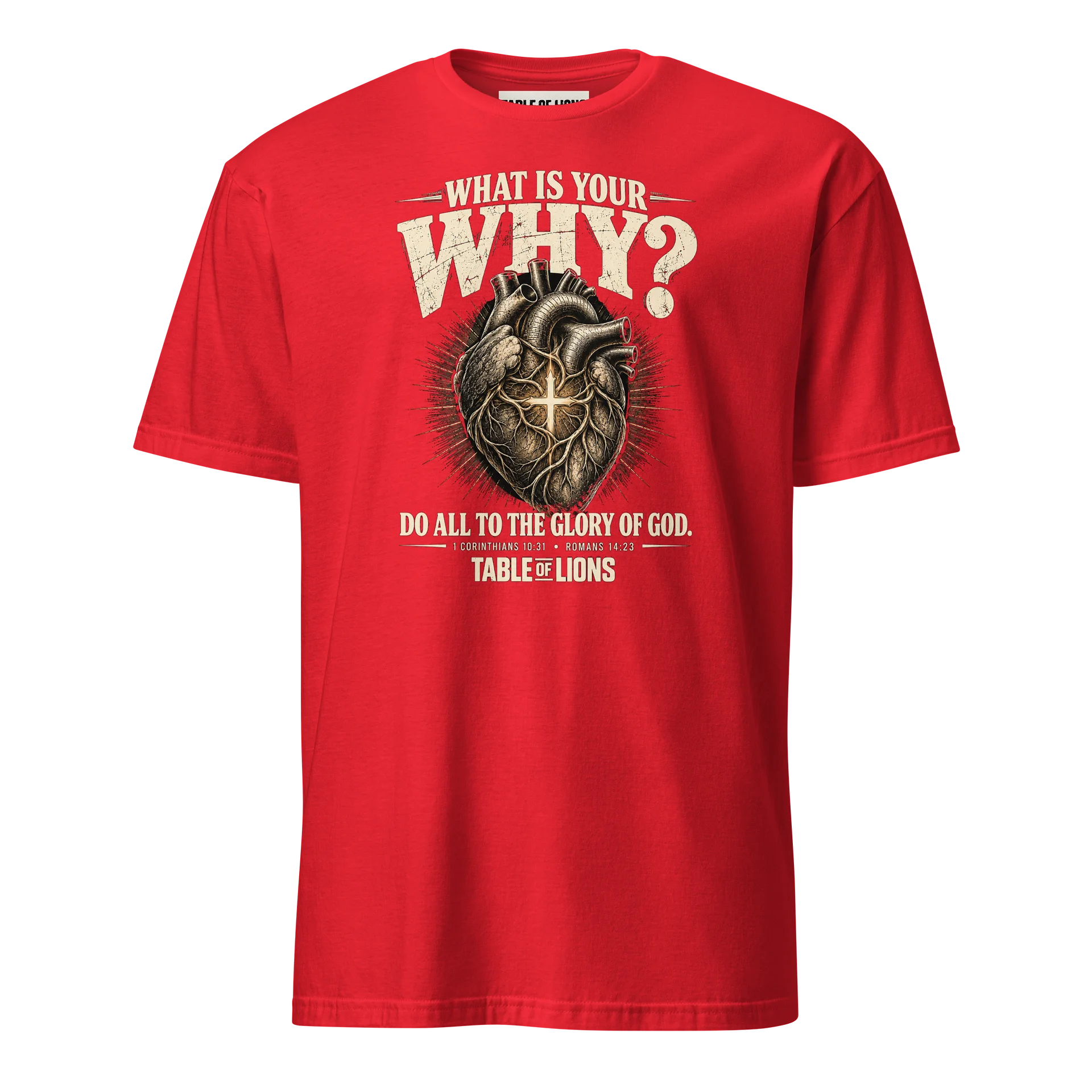 What Is Your Why? Christian T-Shirt | Do All for the Glory of God | Faith-Based Graphic Tee product image (37)