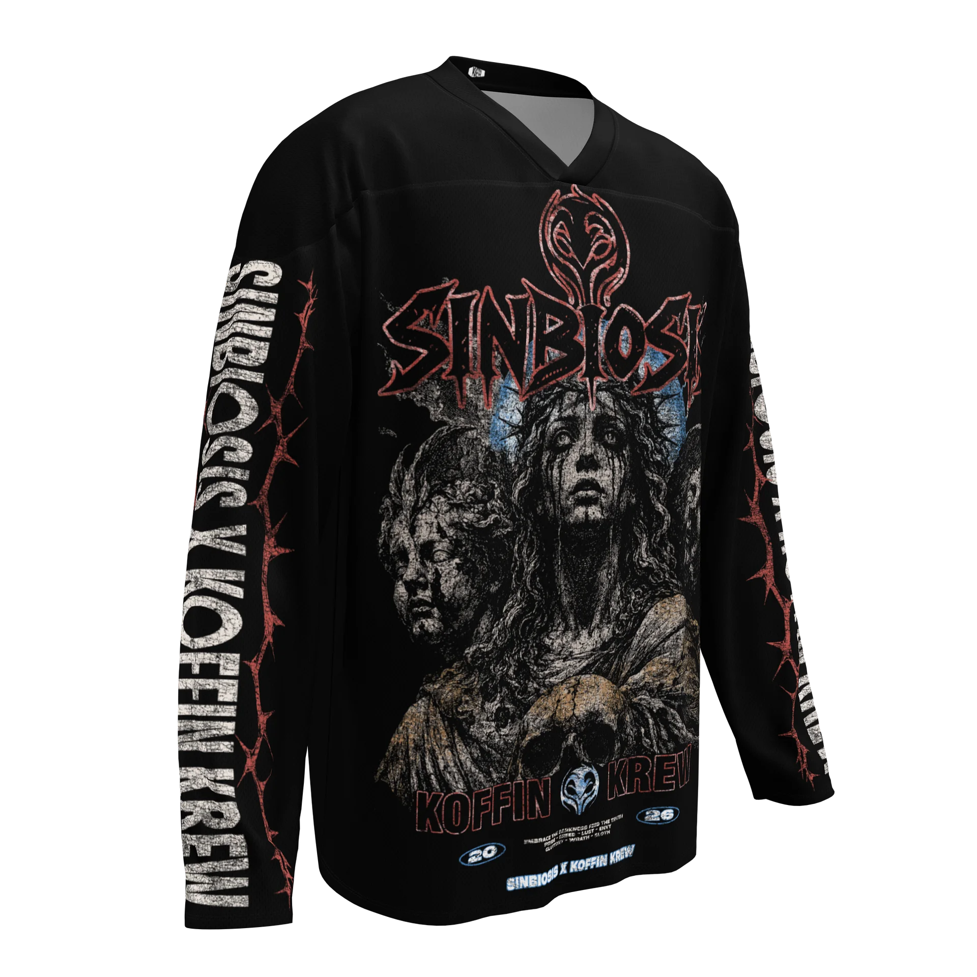 Crowned in Sin Tee Hockey Jersey product image (1)