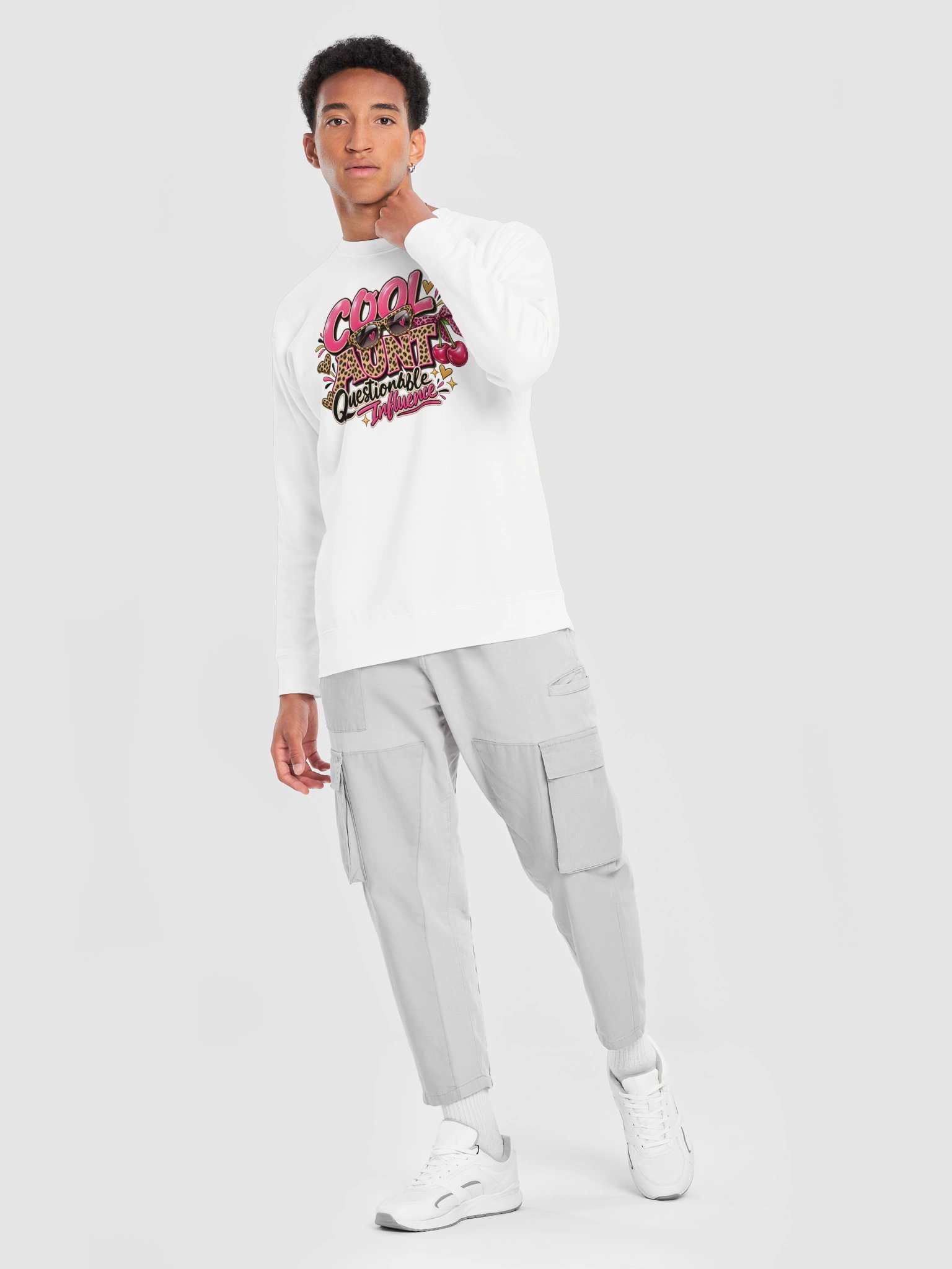 Cool Aunt Questionable Influence Funny Aunt Sweatshirt product image (7)