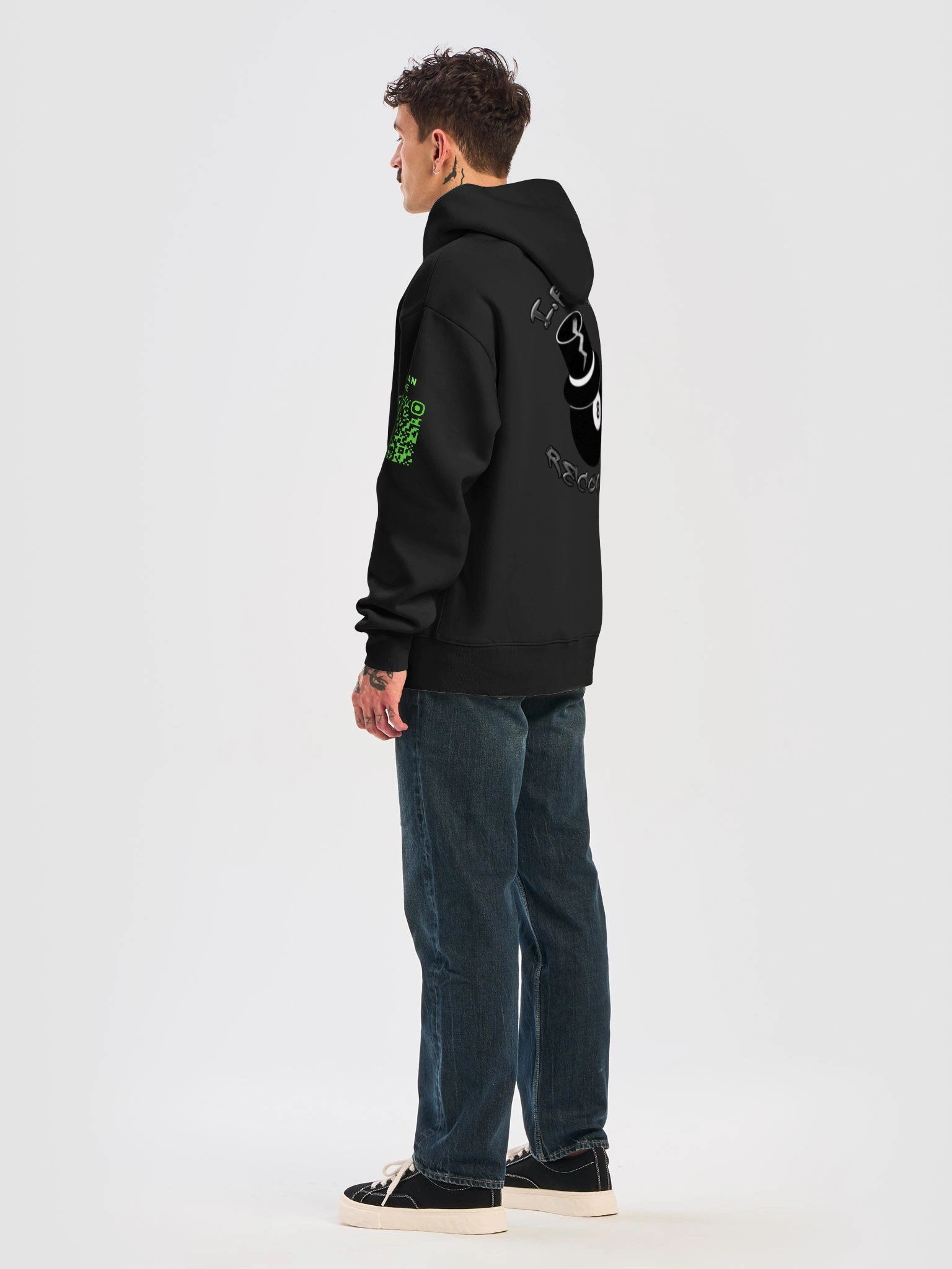 IPPA Recordz | Zip-Up Hoodie | QR Edition product image (8)