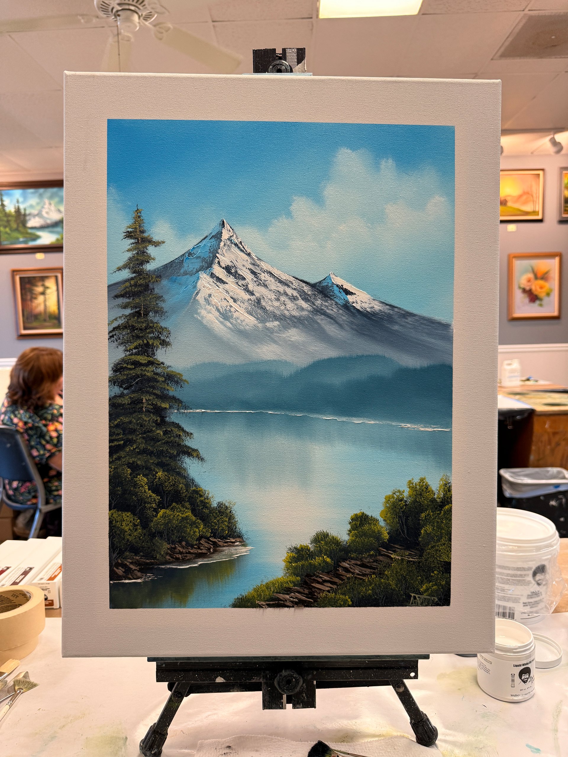 Simple mountain landscape 18x24” product image (1)