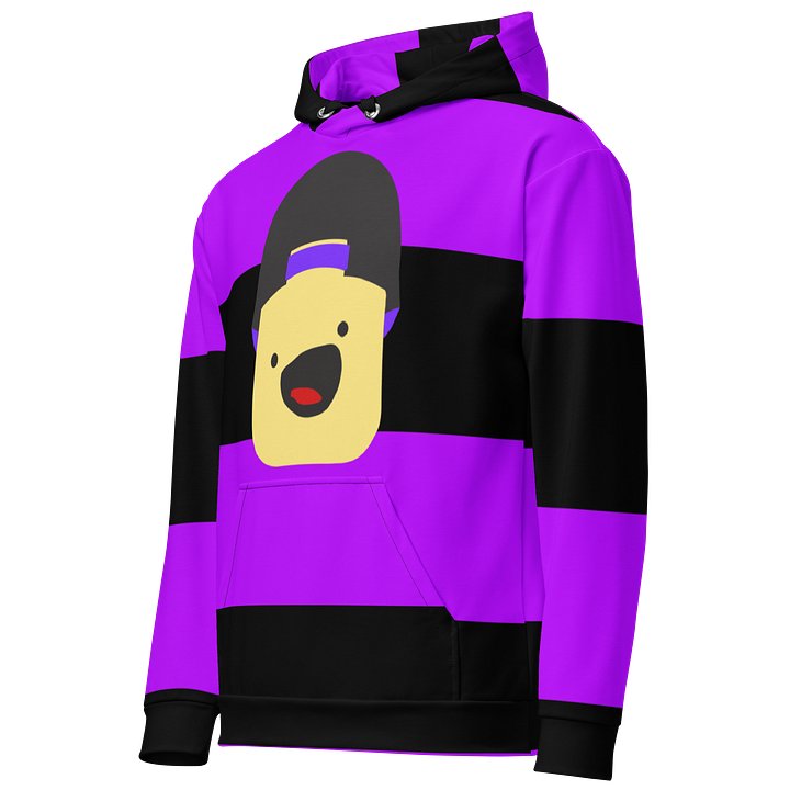 KuttyPlayz Striped Avatar Hoodie (Middle Face) product image (2)