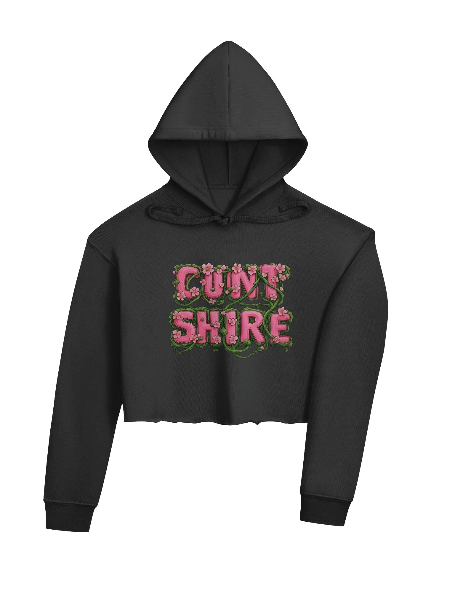 [CUNT SHIRE] Crop Hoodie product image (4)