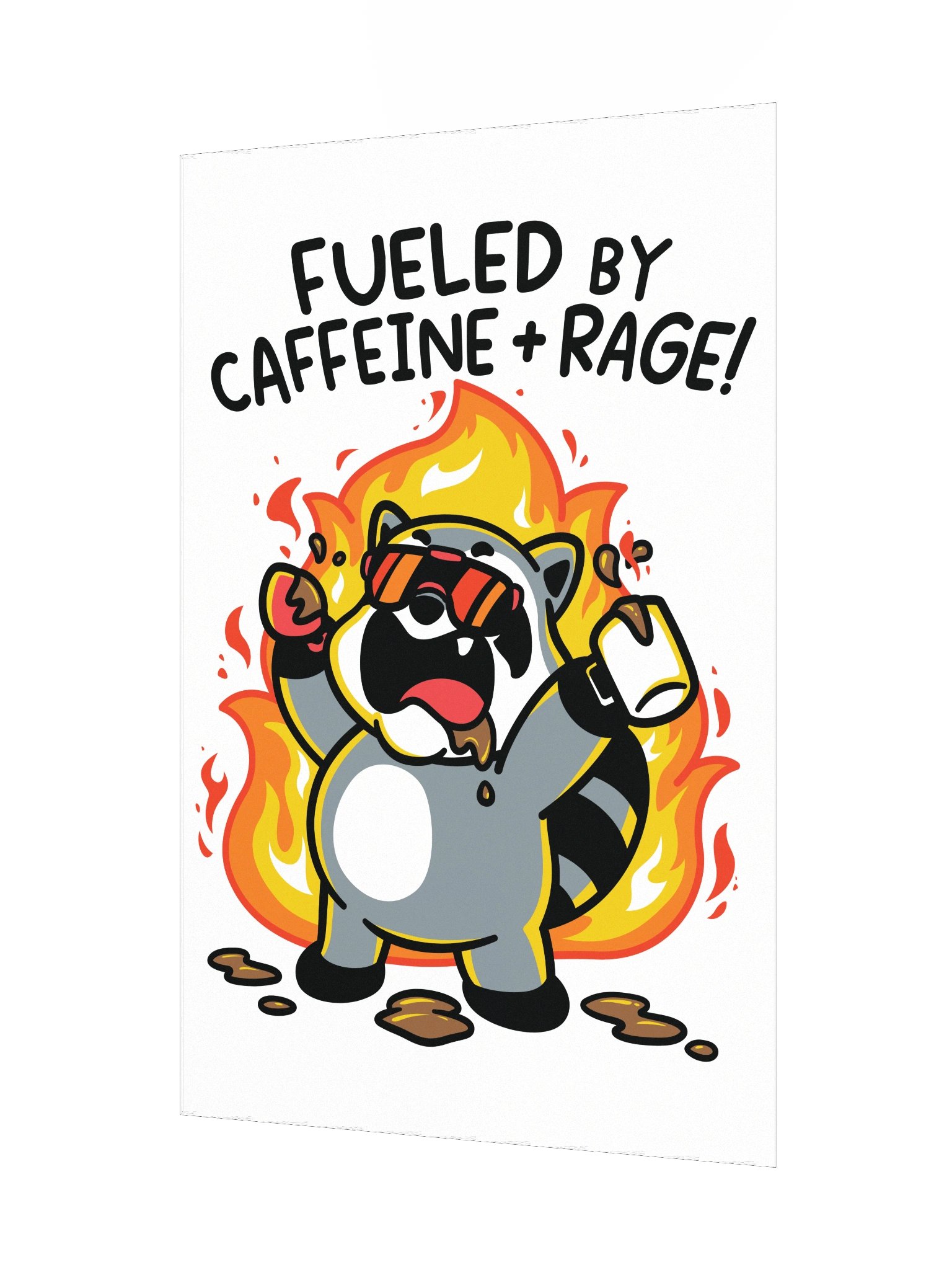 Caffeine & Rage Poster product image (3)
