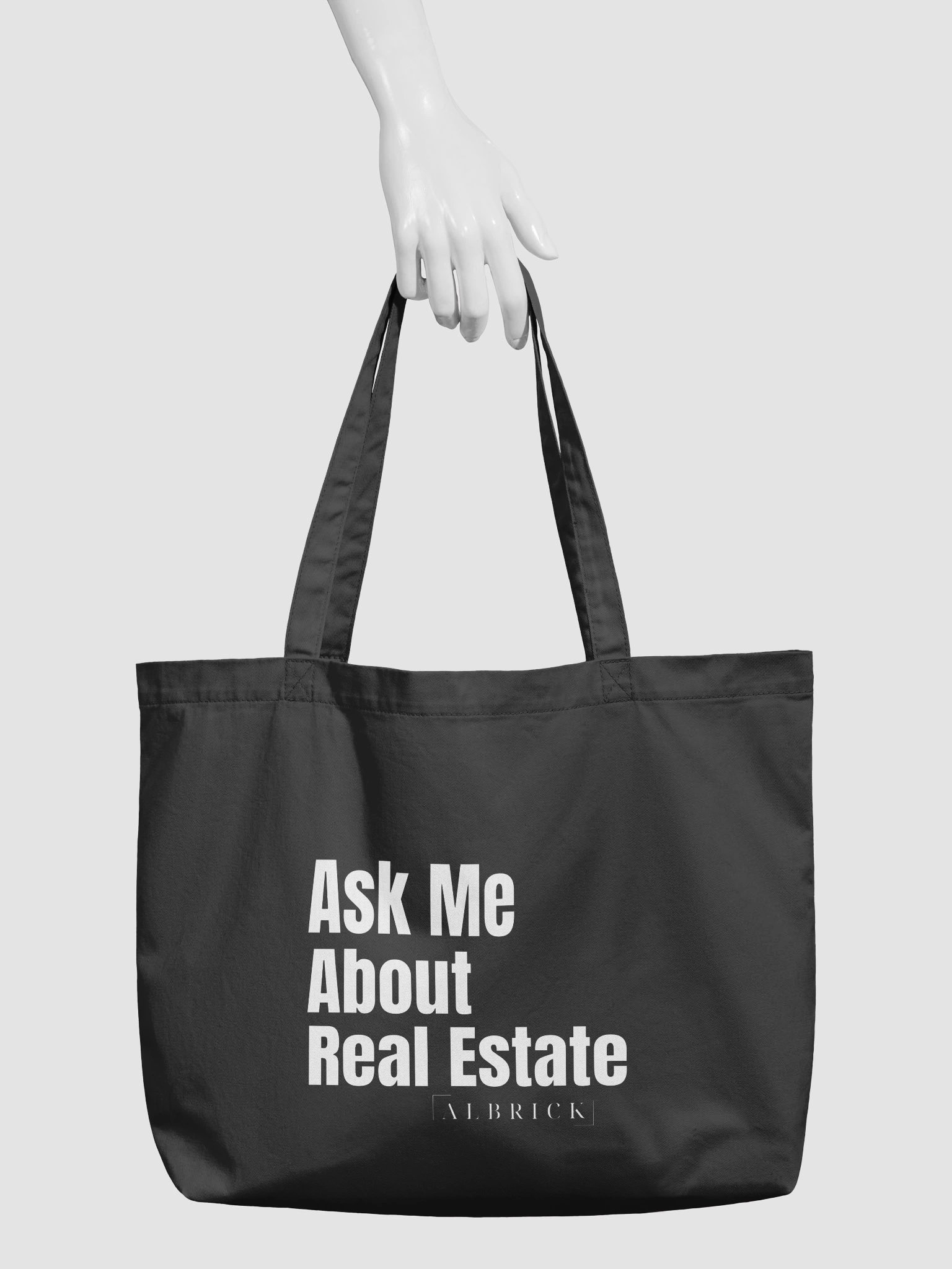 ASK ME ABOUT REAL ESTATE TOTE BAG product image (3)