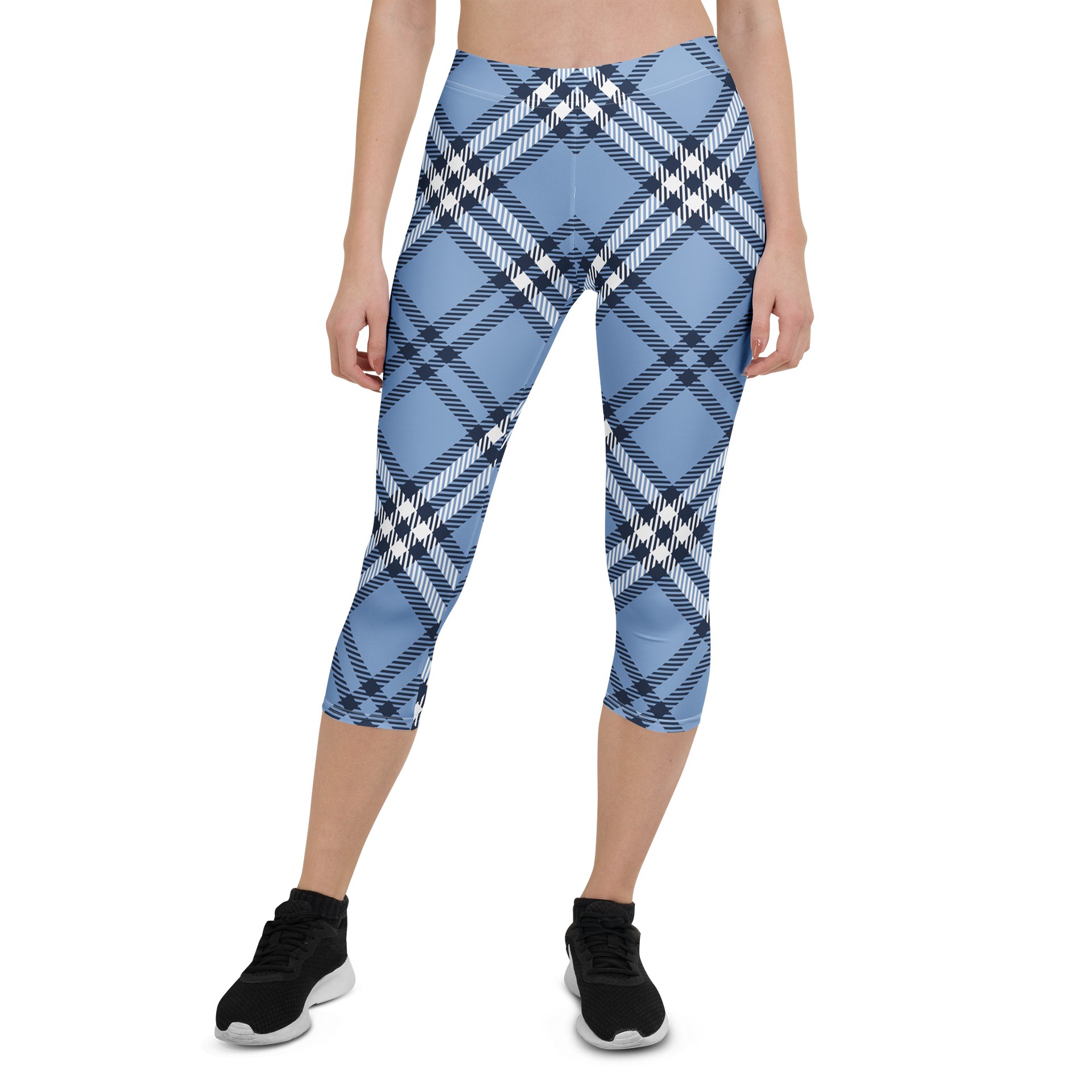 Blue stripes leggings product image (1)