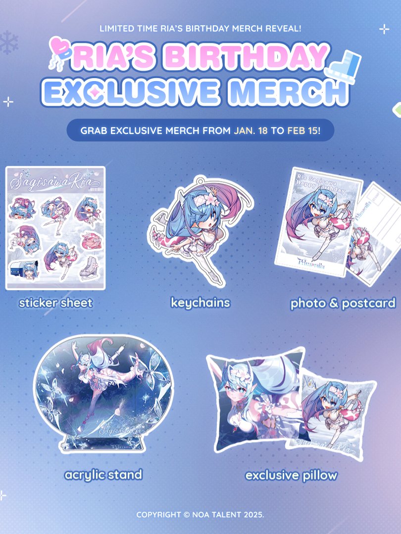 Ria's 2025 Birthday BUNDLE w/ Exclusive Photo&PostCard! product image (1)