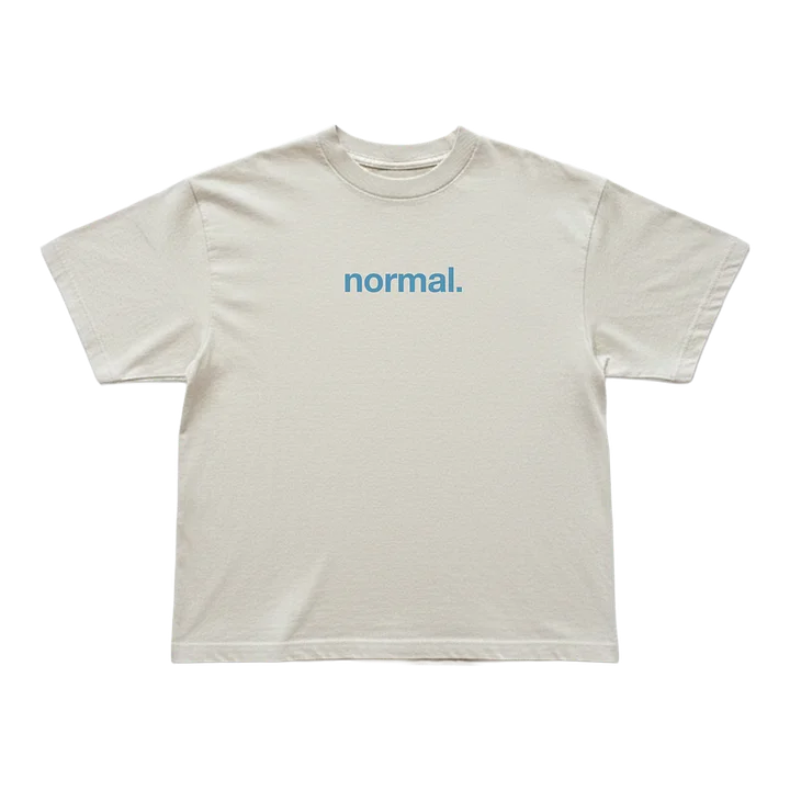 Normal. Tee - Natural product image (1)