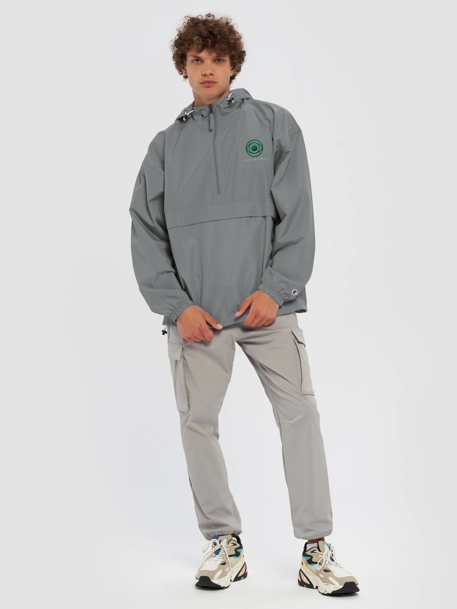 Castworks Champion Packable Jacket (Grey) product image (3)