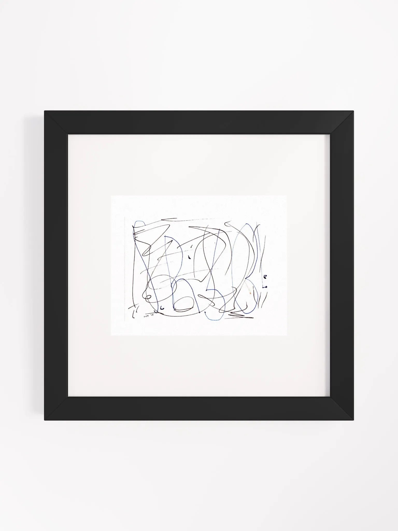 Babble Panel Card Print Framed product image (1)
