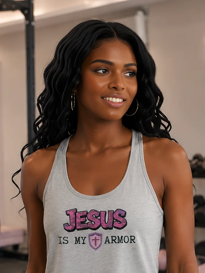 Jesus Is My Armor Premium Activewear Top product image (3)