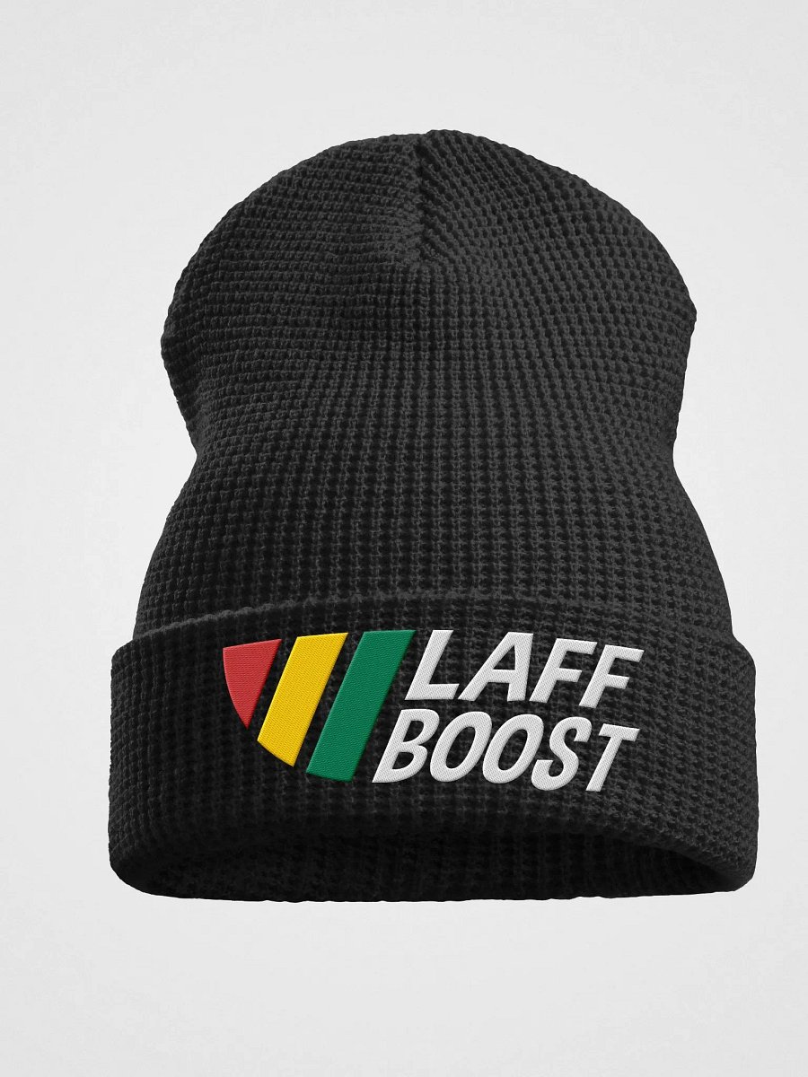 Laff Boost Beanie - White Text product image (1)