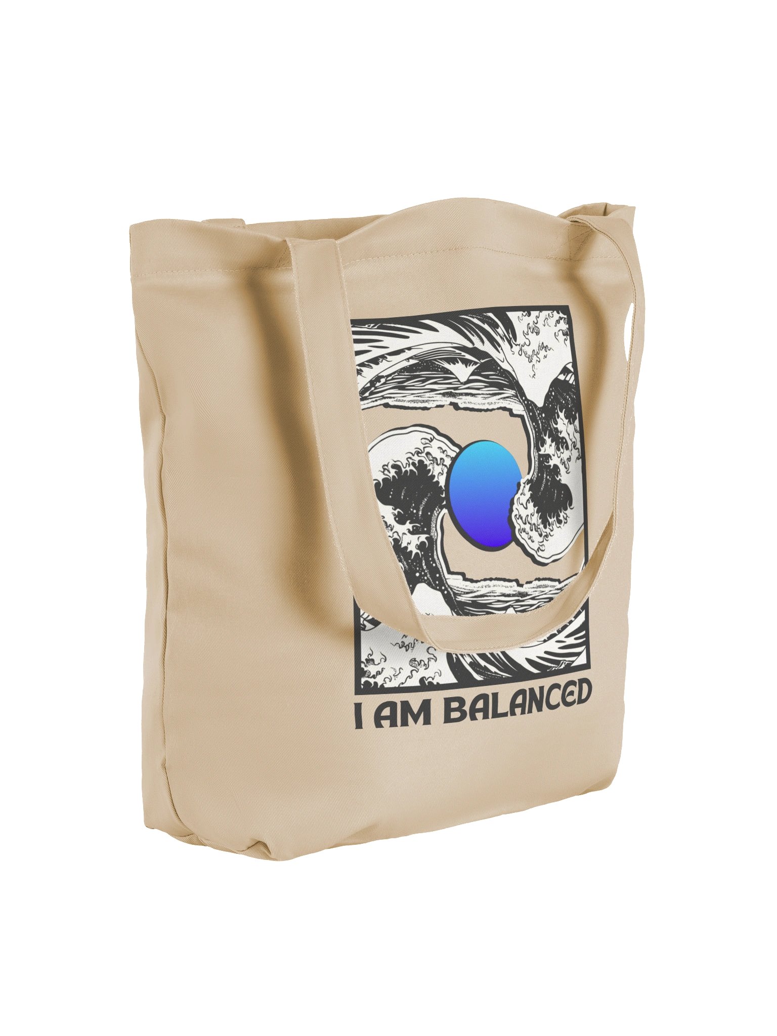 "I Am Balanced" Affirmation Tote Bag product image (4)