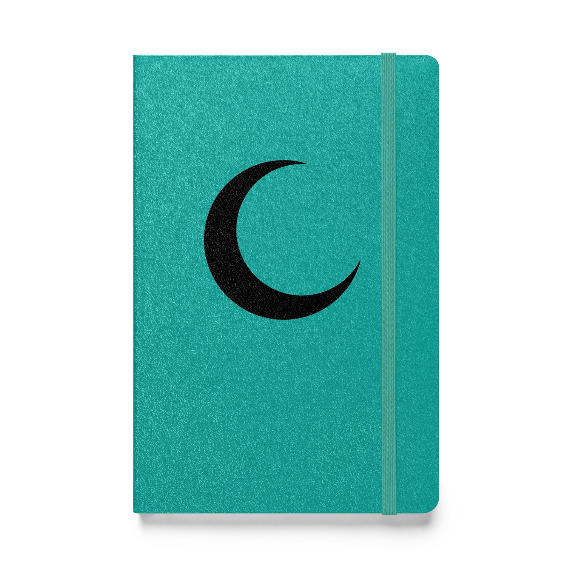Crescent Moon Notebook – Deep Black Print product image (1)