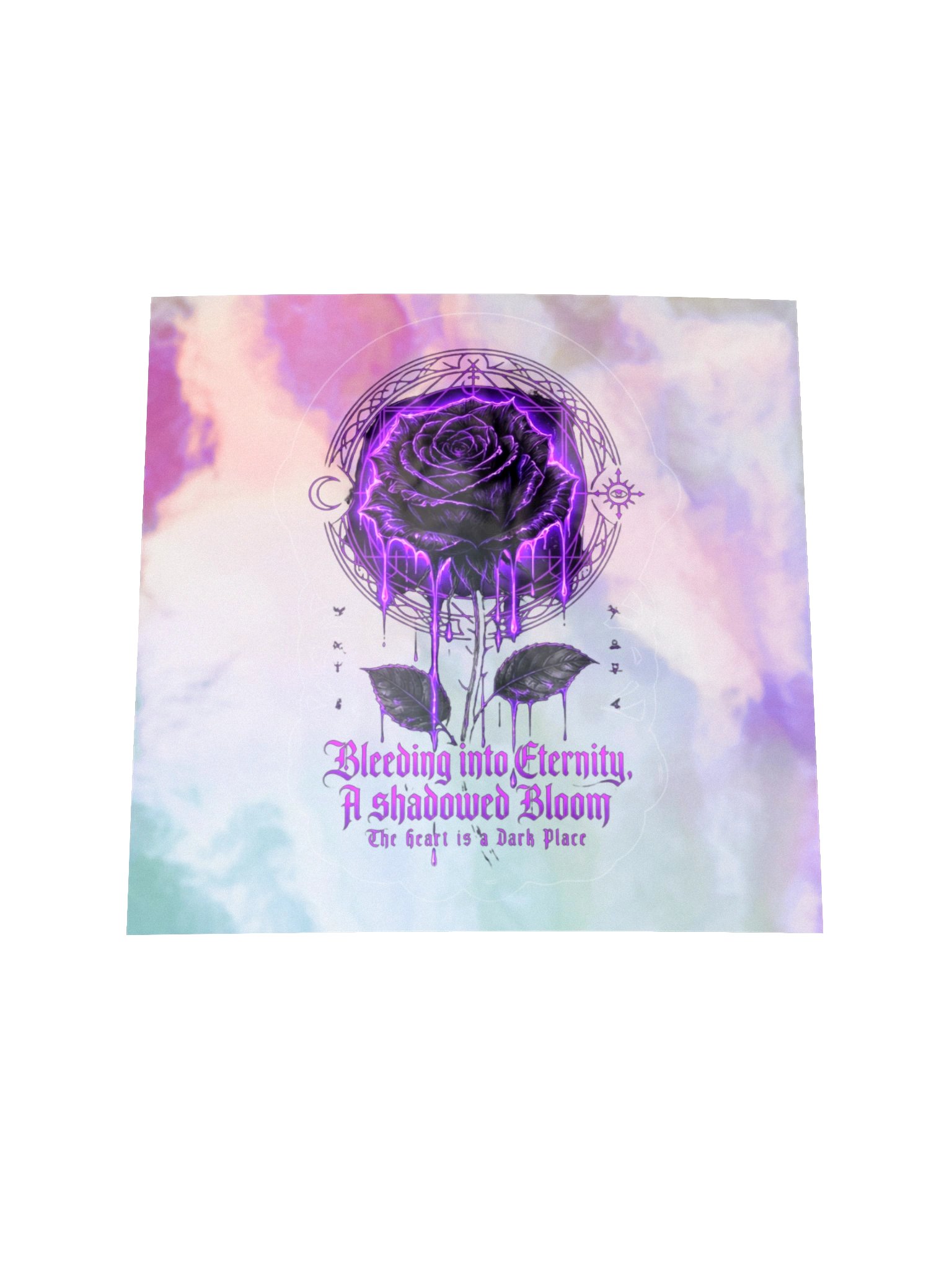 Bleeding into Eternity — Kiss-Cut Holographic Sticker Sheet product image (1)