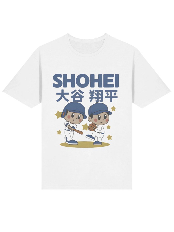 Shohei Ohtani Superstar Cartoon Baseball MLB Shirt product image (2)