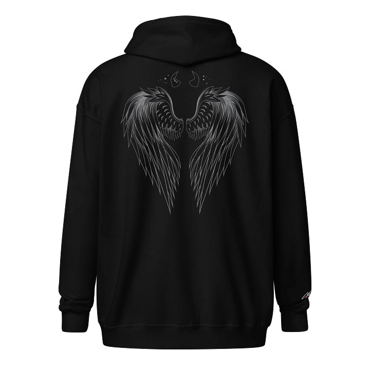 MoopyDevil Zipped Hoodie (Black) product image (2)