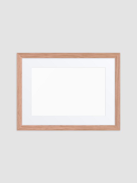 Photo showing Matte Paper Framed Poster With Mat (in)