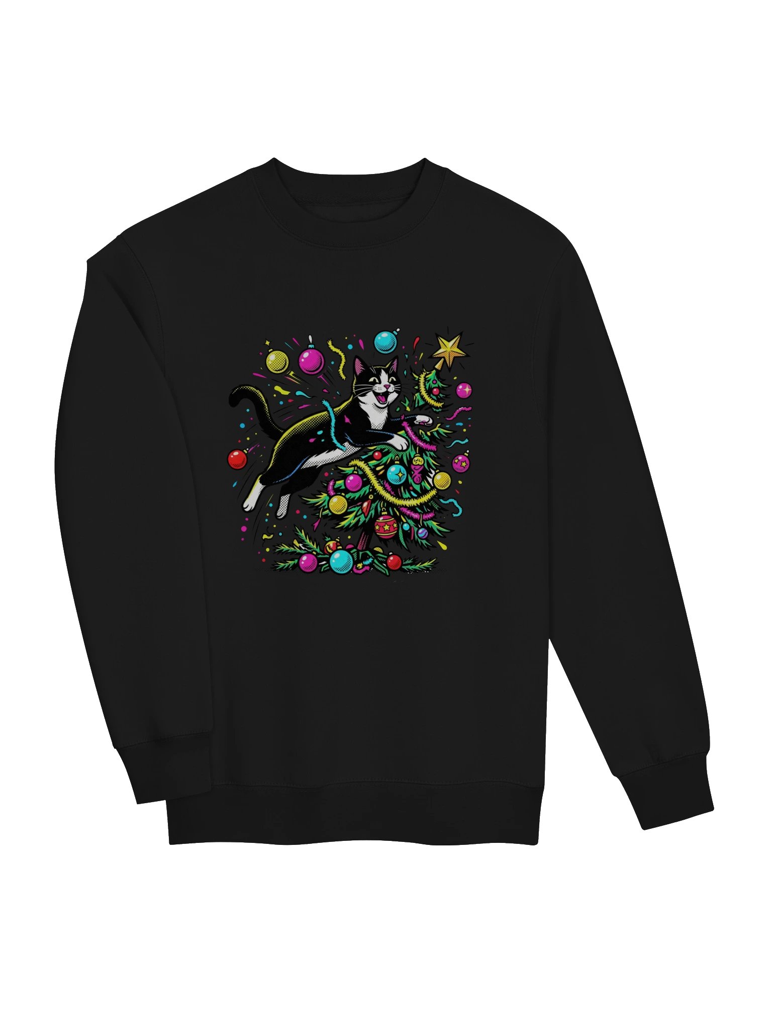 Tree Toppler Cat Crewneck product image (7)