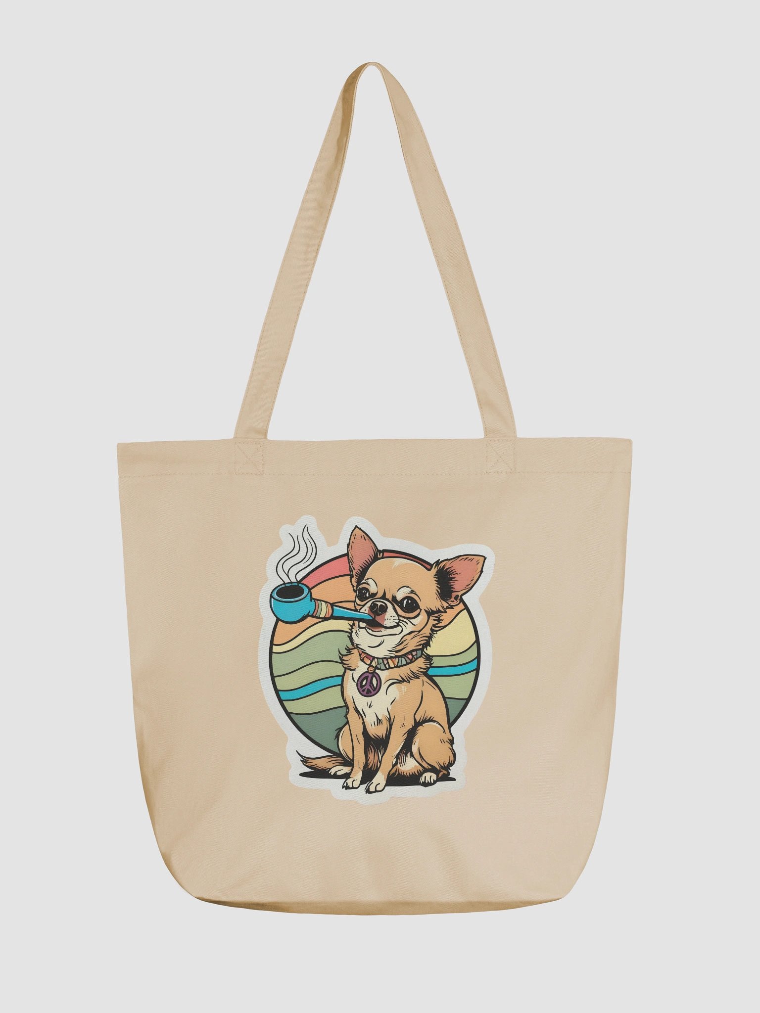 Peaceful Pup Eco Tote Bag product image (1)