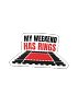 My Weekend Has Rings Die-Cut Sticker