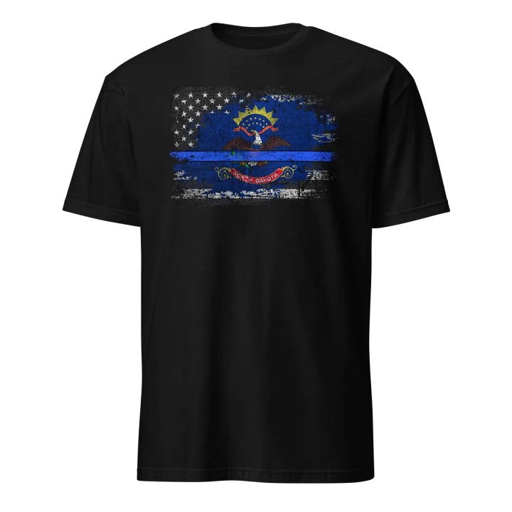 North Dakota Thin Blue Line Flag product image (1)